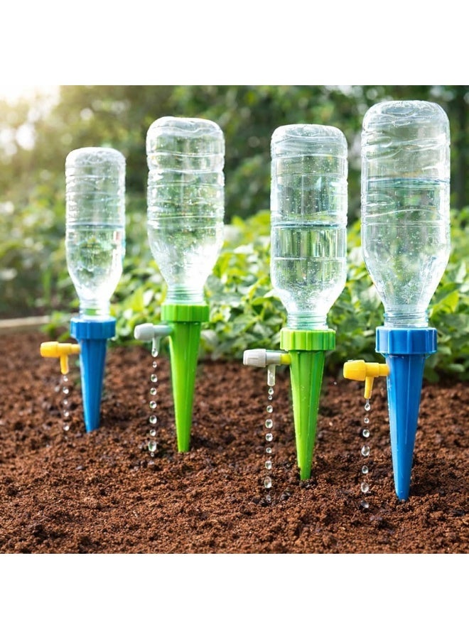 نظام ري بالتنقيط ذاتي قابل للتعديل، مجموعة سقي النباتات الاوتوماتيكية للنباتات الداخلية واواني الفاكهة والزجاجات سهلة التحكم بلون عشوائي - Image 1